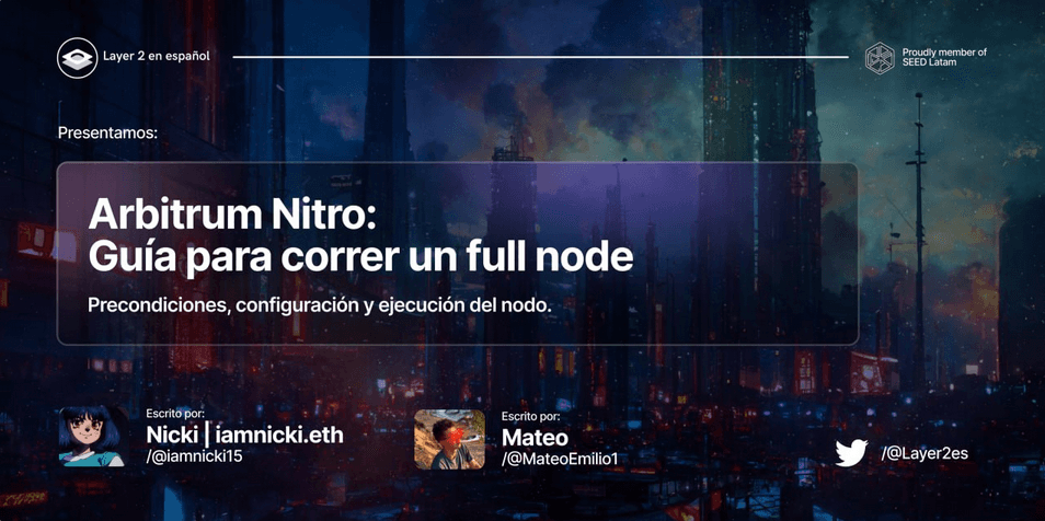 Arbitrum Nitro: Guía para correr un full node